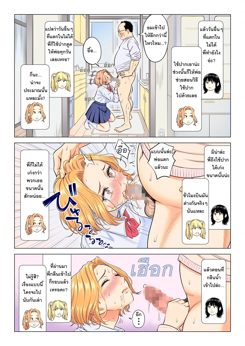 อ่านโดจิน หน้าที่บำบัดความใคร่ให้พ่อบุญธรรมของพวกเราสามพี่น้อง แปลไทย
